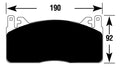Porterfield Brake Pads for 2018 FORD MUSTANG Shelby GT350