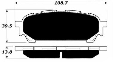 Porterfield Brake Pads for 2005 SUBARU FORESTER 2.5XS