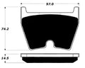 Porterfield Brake Pads for 2017 AUDI TT-RS Coupe w/Iron Disc