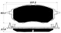 Porterfield Brake Pads for 2005 SUBARU LEGACY WAGON 2.5 GT