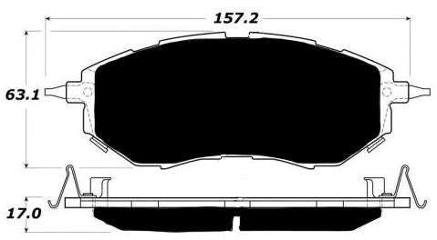 Porterfield Brake Pads for 2005 SUBARU LEGACY SEDAN 2.5 GT