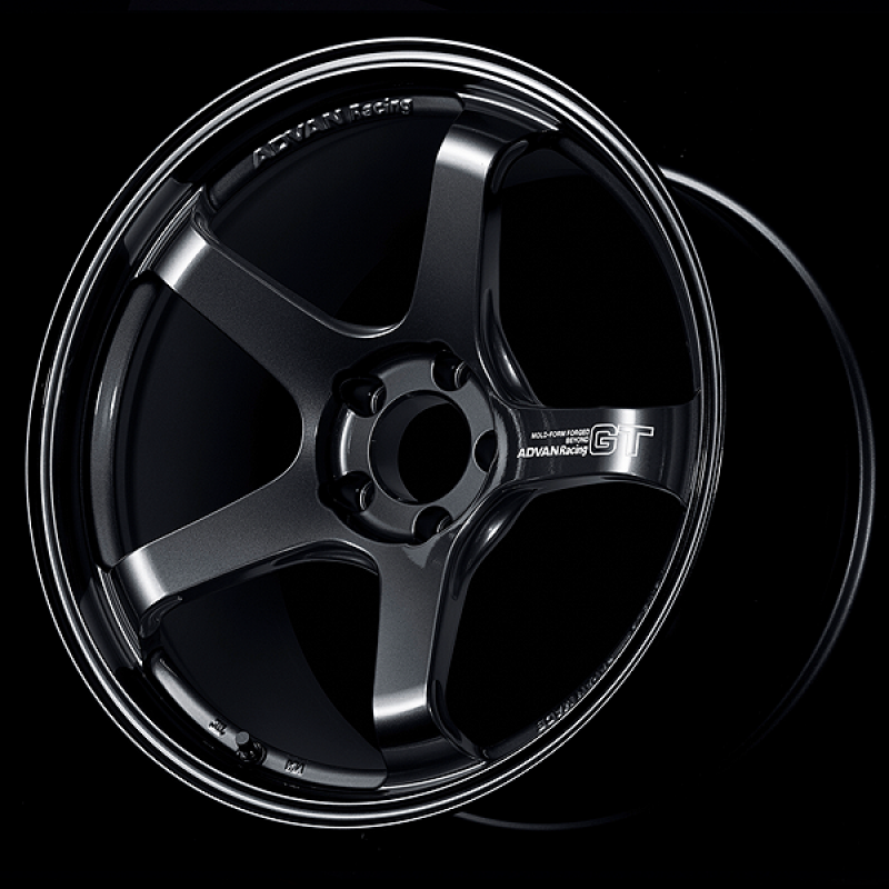Advan GT Beyond 17X7.5 / +48 Offset / 5x114.3 BC / +48mm Bore / Racing Titanium Black YAQB7F48ETB