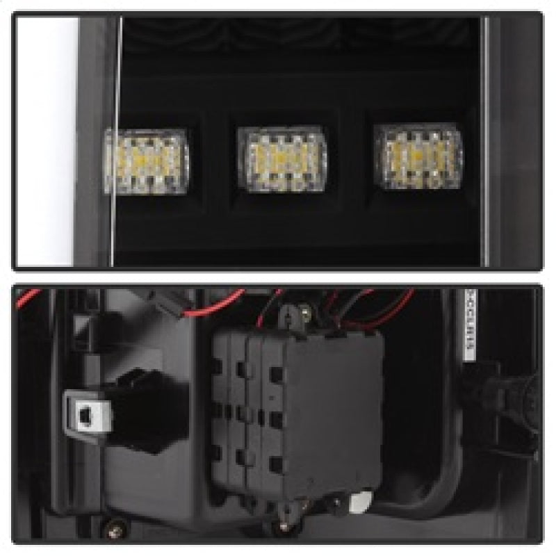 Spyder Chevy Colorado 2015-2017 Light Bar LED Tail Lights - Black ALT-YD-CCO15-LED-BK 5084576