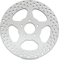Bikers Choice 00-17 Big Twin 11.5 In Polished Rear 5 Spoke Drilled Stnless Rotor Repl H-D 44156-00 619974