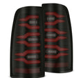 AlphaRex 99-06 Chevrolet Silverado/99-06 GMC Sierra LUXX-Series LED Tail Lights - Black/Red 620007