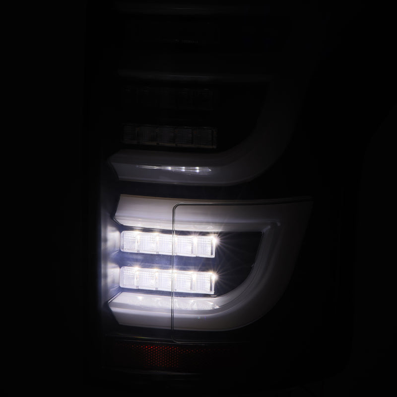 AlphaRex 15-20 Ford F150 Luxx-Series LED Tail Lights Alpha-Black 652040