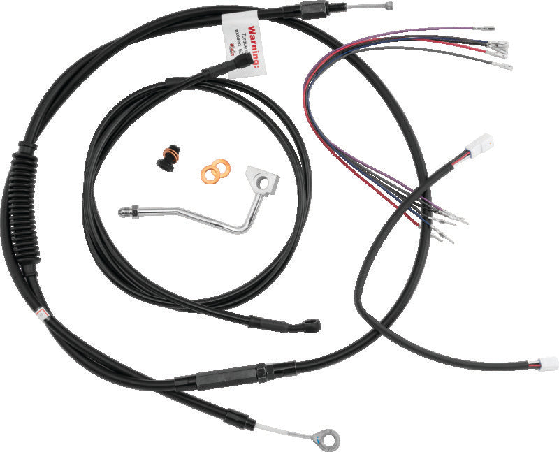 Burly Brand Gorilla Bar Control Kit 14in - Black B30-1185