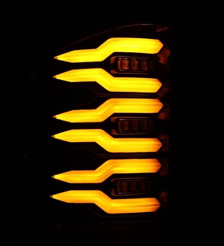 AlphaRex 07-13 Chevrolet Silverado 1500 (Ex. Hybrid Models) LUXX-Series LED Tail Lights Alpha-Black 620090