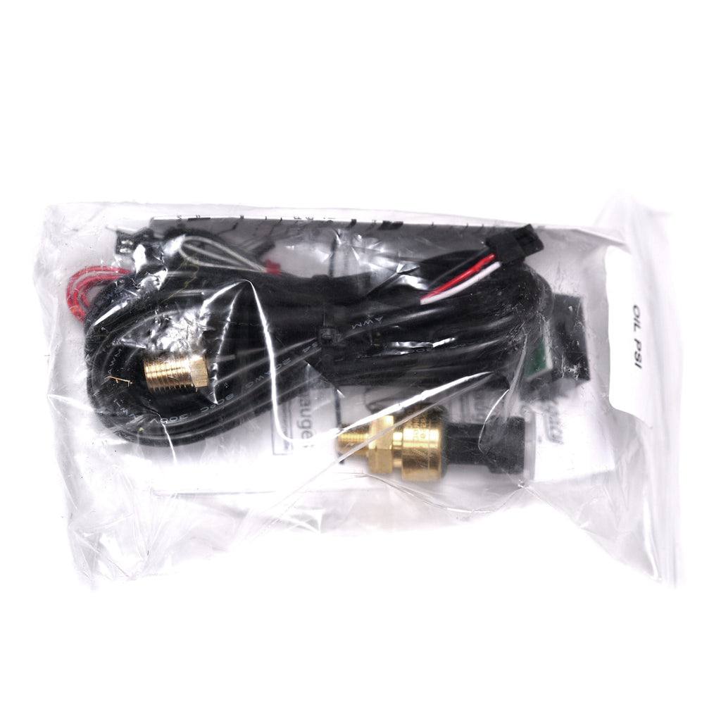 Power Driven Black 2-1/16" 100 psi Boost Gauge with Warning