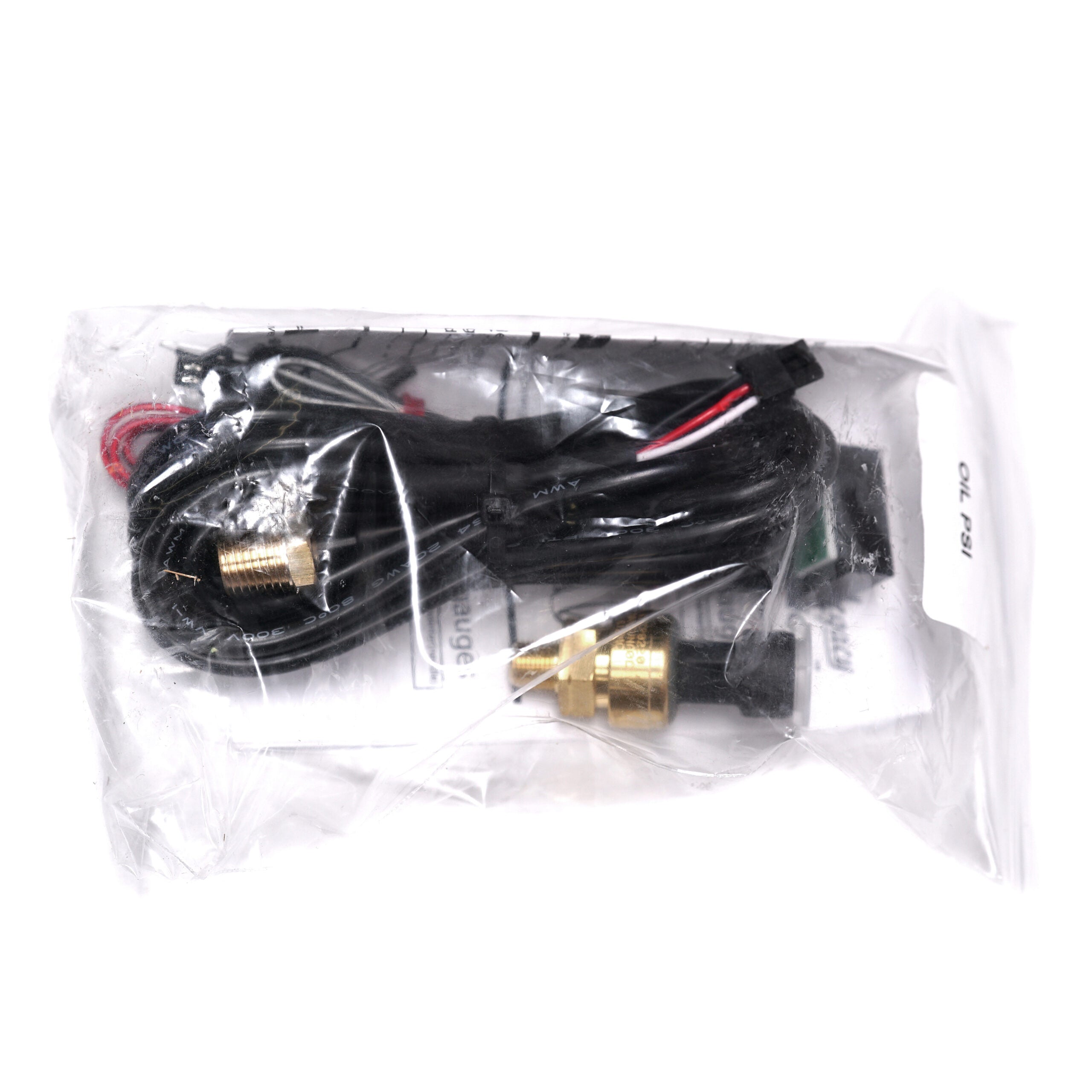 Power Driven Black 2-1/16" 100 psi Boost Gauge with Warning
