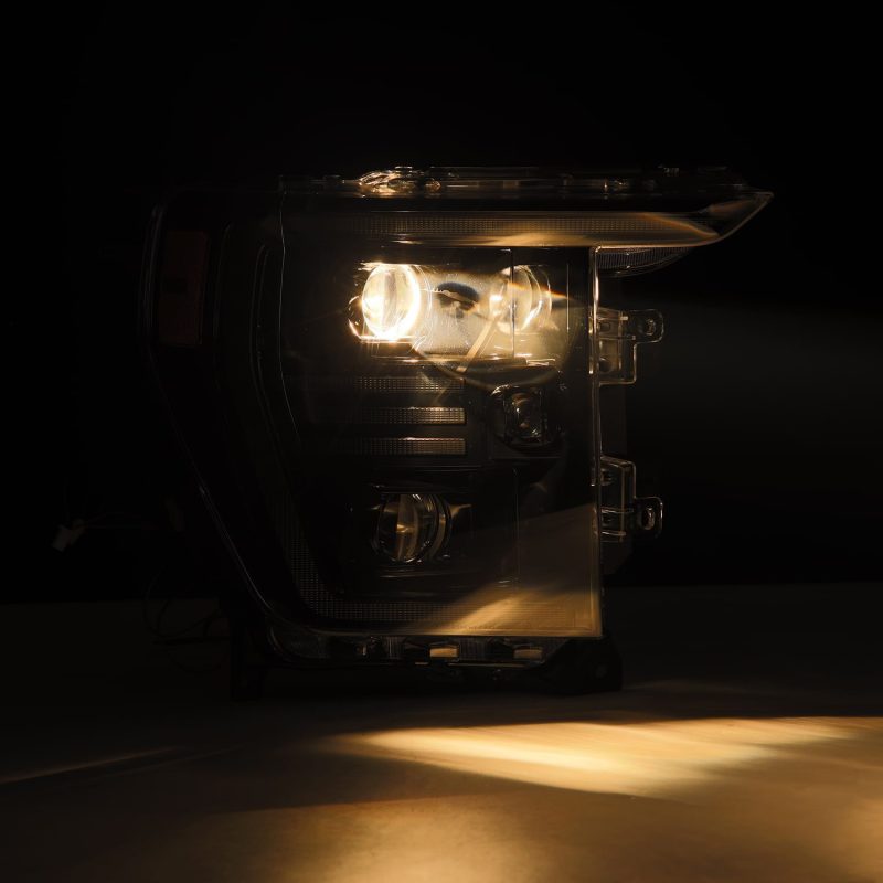 AlphaRex 21-22 Ford F150 PRO-Series Projector headlights Alpha-Black w/Activ Light/Seq Signal 880294