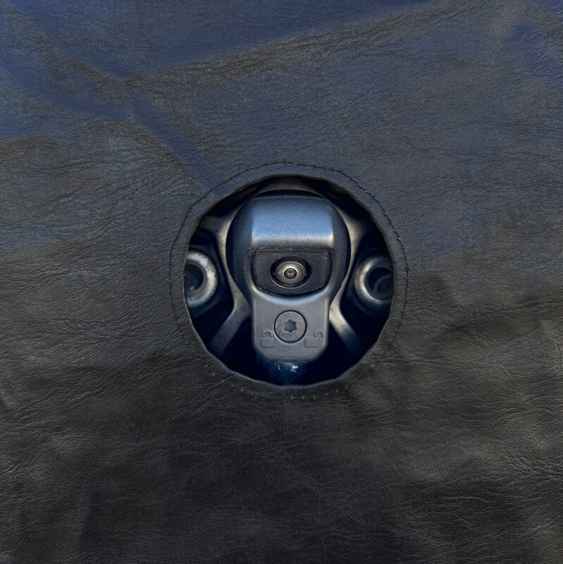 Covercraft Heavy Duty Spare Tire Cover w/ Back Up Camera Opening - XXLG ST1105BK