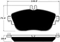 Porterfield Brake Pads for 2015 MERCEDES-BENZ CLA250