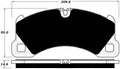 Porterfield Brake Pads for 2012 VOLKSWAGEN TOUAREG  360mm Front Discs