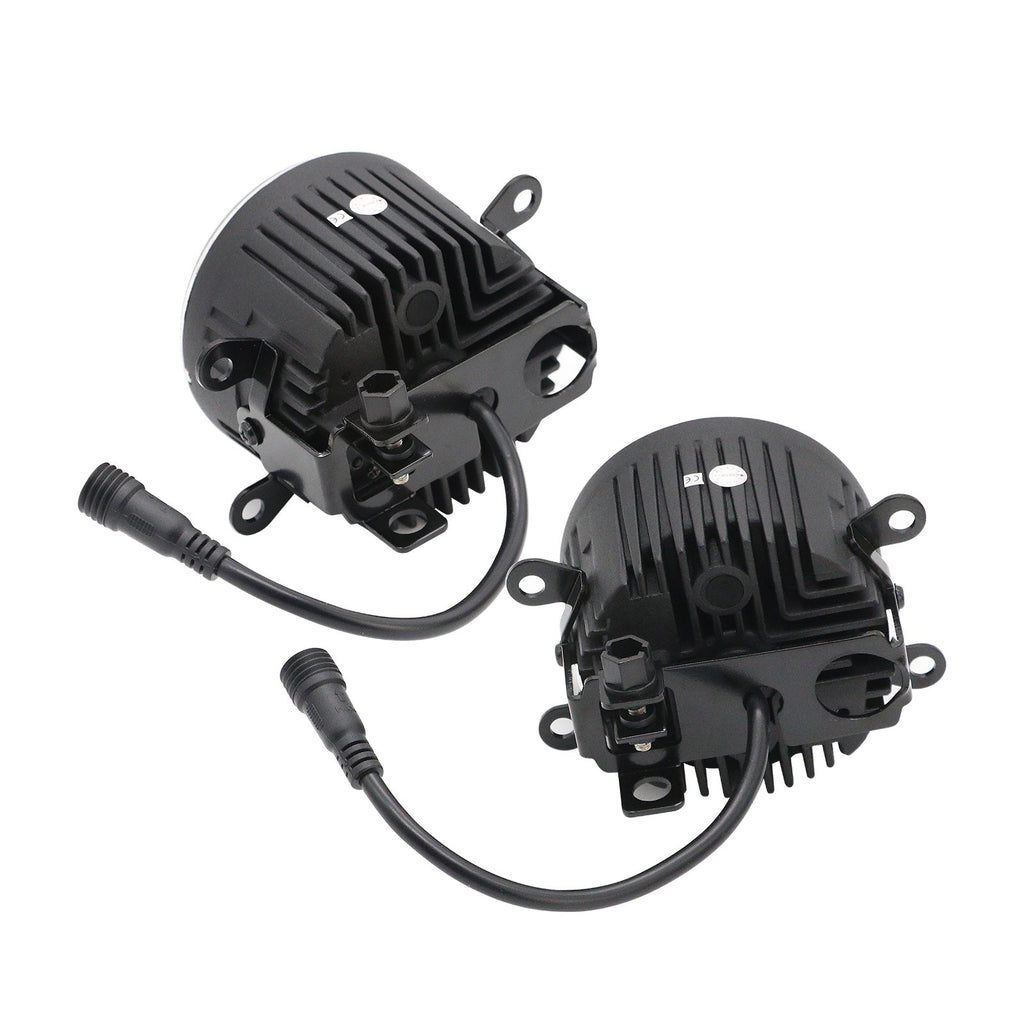 JDMuscle [15-21 WRX or STI, 13+ BRZ or FT86, 14+ Forester] LED / Halo DRL Fog Light Housings