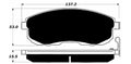 Porterfield Brake Pads for 2004 INFINITI I35