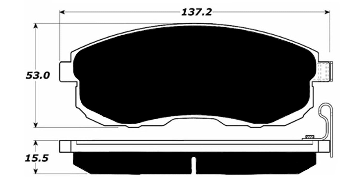 Porterfield Brake Pads for 2003 NISSAN ALTIMA
