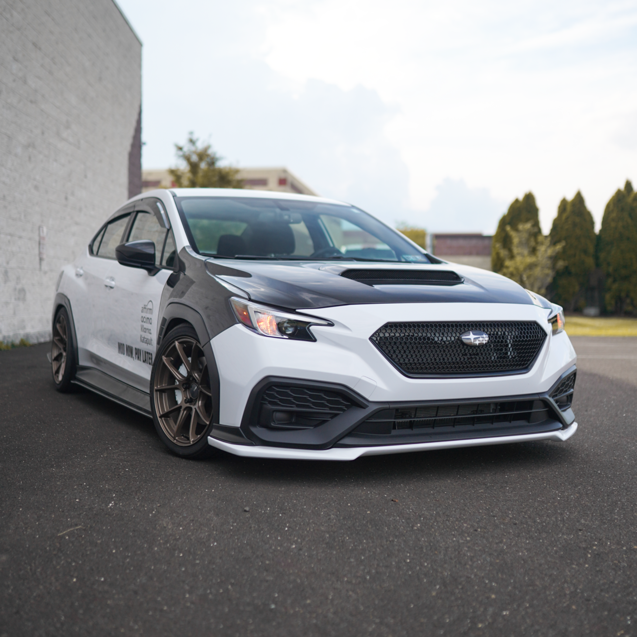 JDMuscle [22-25 WRX] Carbon Fiber Hood OEM Style 2 PC