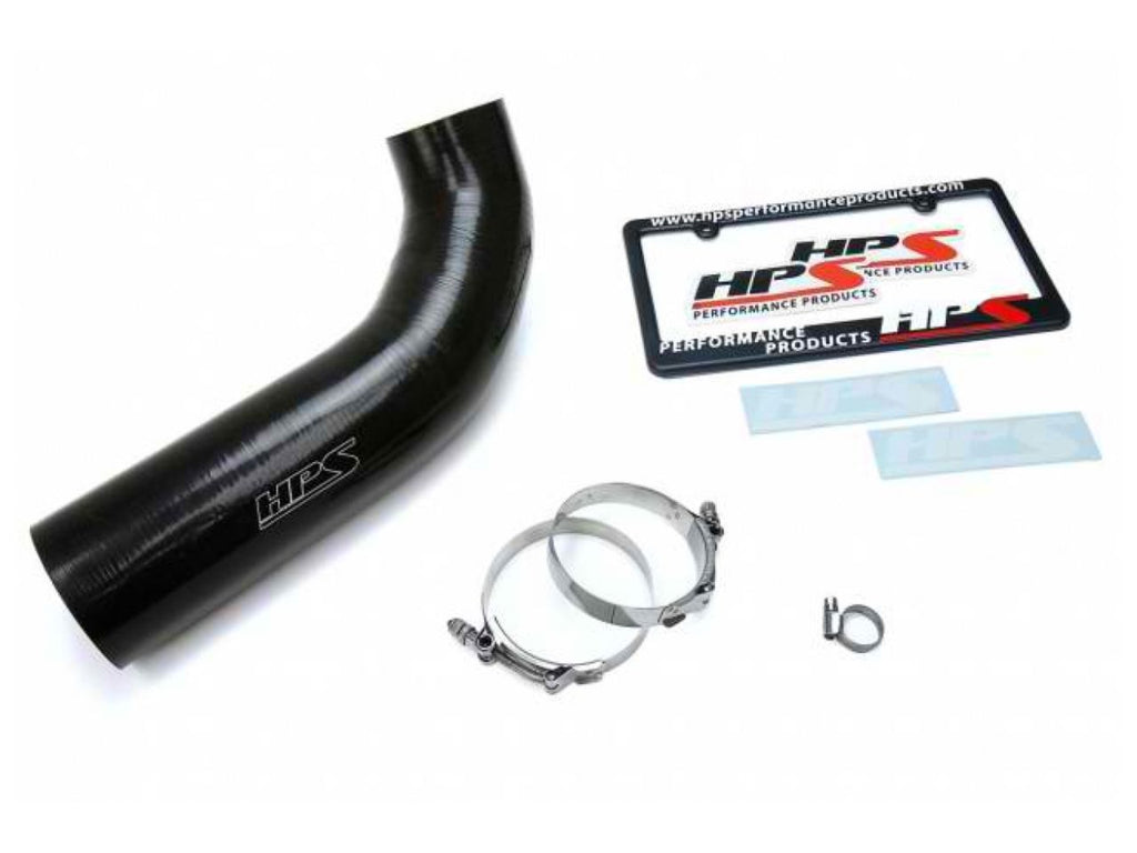 HPS Black Reinforced Silicone Post MAF Air Intake Hose Kit Jeep 12-17 Wrangler JK & Unlimited 3.6L V6