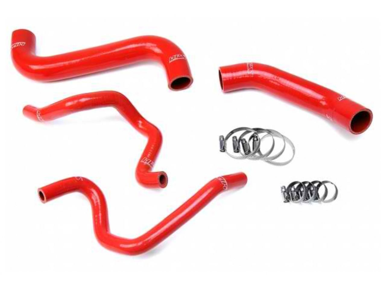 HPS Red Reinforced Silicone Radiator + Heater Hose Kit Subaru 2003 Impreza 2.5L Non Turbo Left Hand Drive