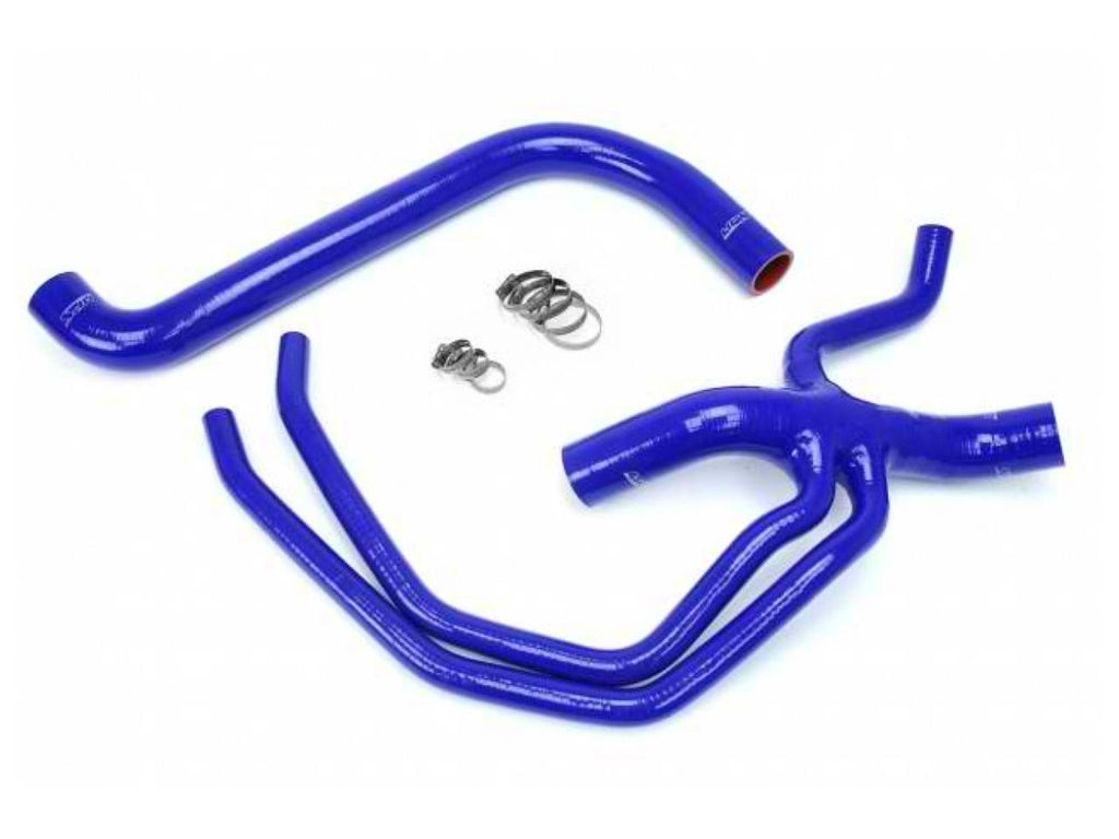 HPS Blue Reinforced Silicone Radiator Hose Kit Coolant Ford 99-03 F150 Lightning 5.4L V8