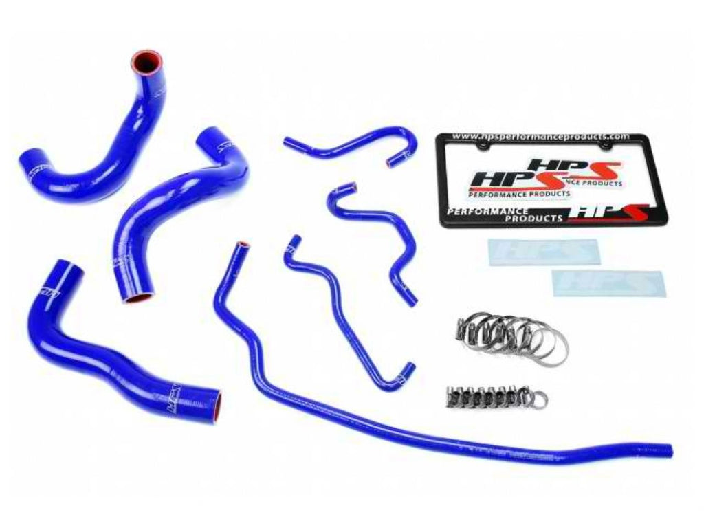 HPS Blue Reinforced Silicone Radiator Hose Kit Coolant Toyota 14-18 Corolla 1.8L