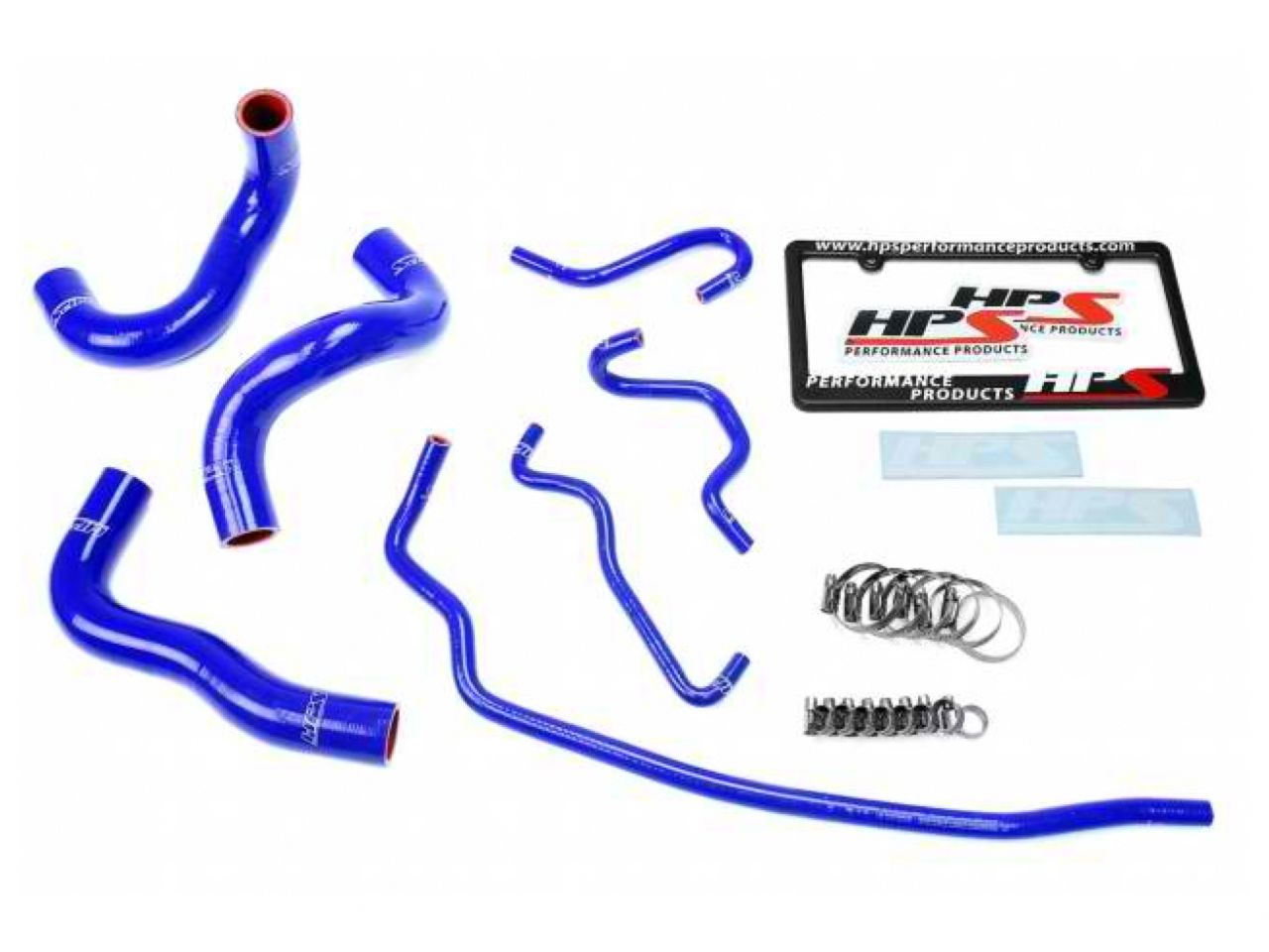 HPS Blue Reinforced Silicone Radiator Hose Kit Coolant Toyota 14-18 Corolla 1.8L