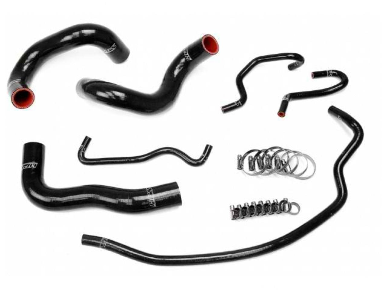 HPS Black Reinforced Silicone Radiator Hose Kit Coolant Toyota 14-18 Corolla 1.8L