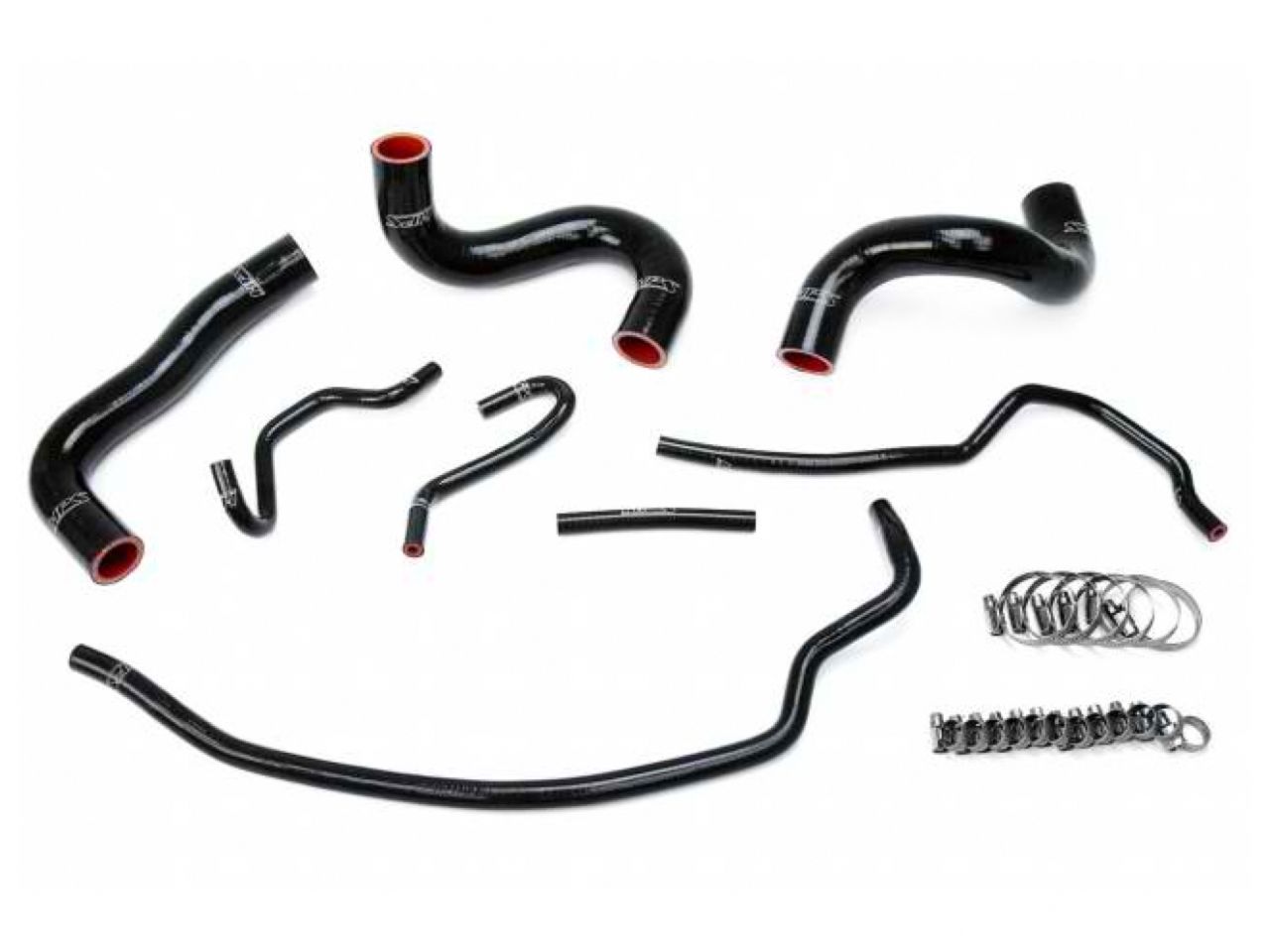 HPS Black Reinforced Silicone Radiator Hose Kit Coolant Toyota 09-13 Corolla 1.8L