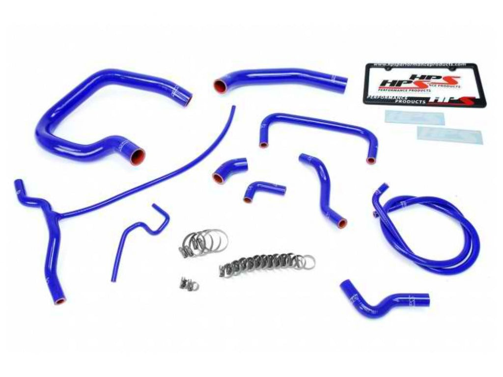 HPS Reinforced Blue Silicone Radiator + Heater Hose Kit Coolant Ford 04-11 Ranger 4.0L V6