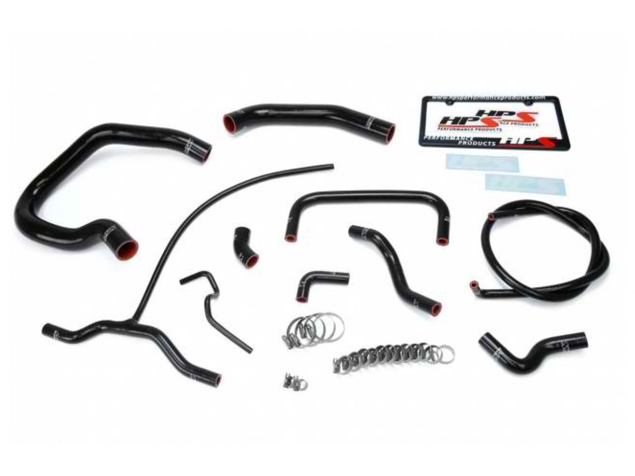 HPS Reinforced Black Silicone Radiator + Heater Hose Kit Coolant Ford 04-11 Ranger 4.0L V6