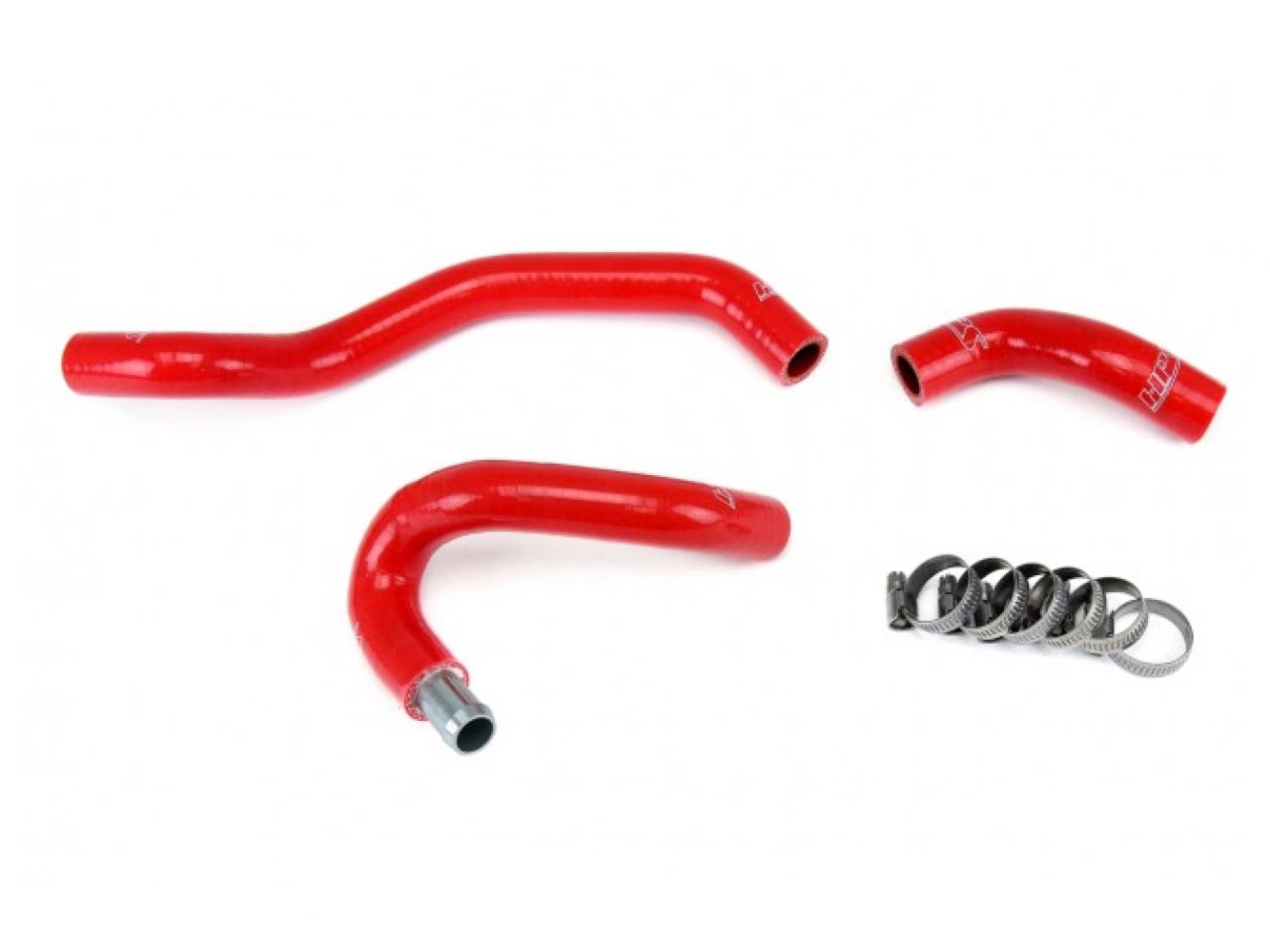 HPS Red Reinforced Silicone Heater Hose Kit Coolant Nissan 09-13 370Z