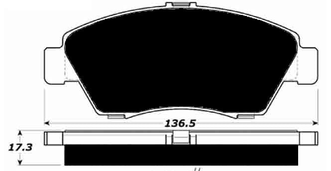 Porterfield Brake Pads for 1993 HONDA CIVIC Del Sol V-TEC
