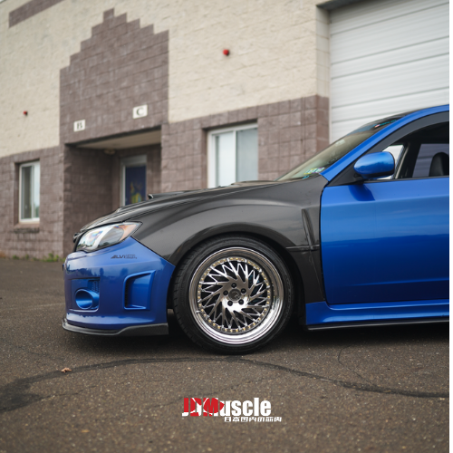 JDMuscle [08-14 STI / 11-14 WRX GRB/GVB] Tanso Carbon Fiber/FRP OE Style Fenders