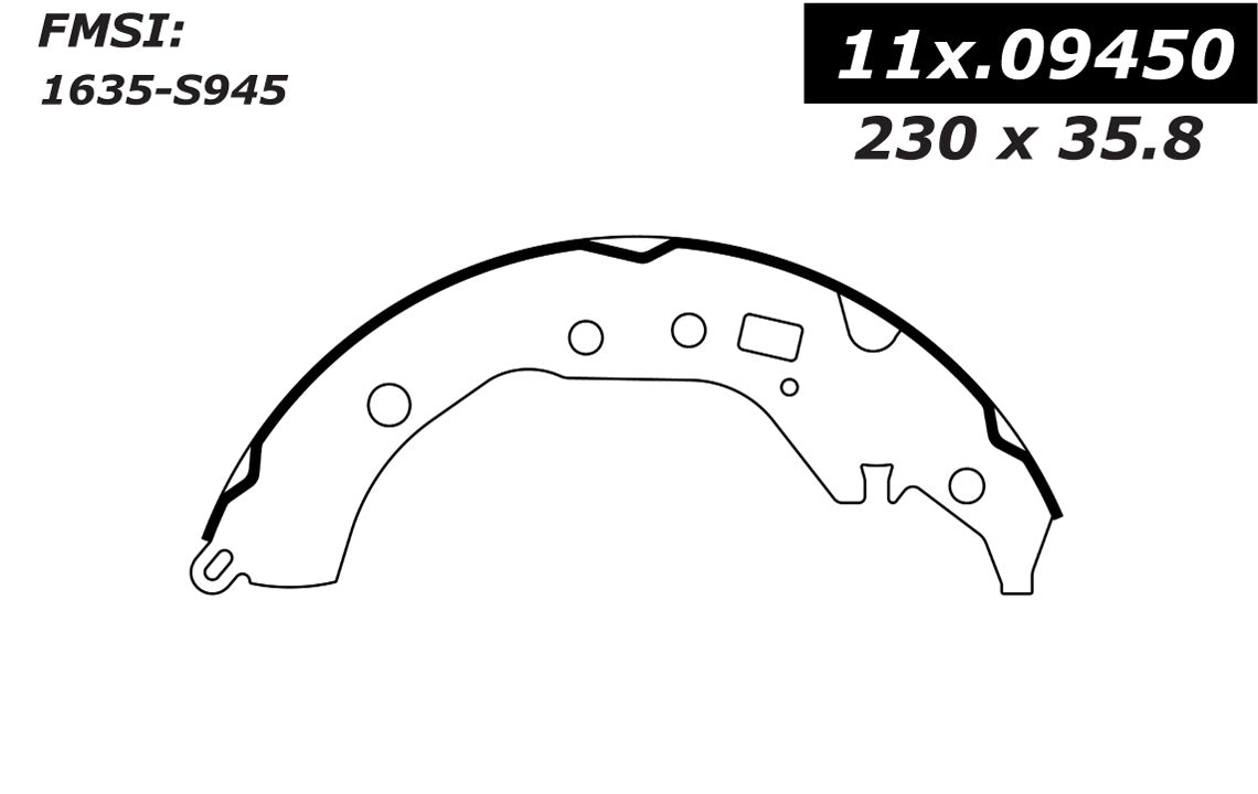 Porterfield Brake Shoes for 2008 SCION xD