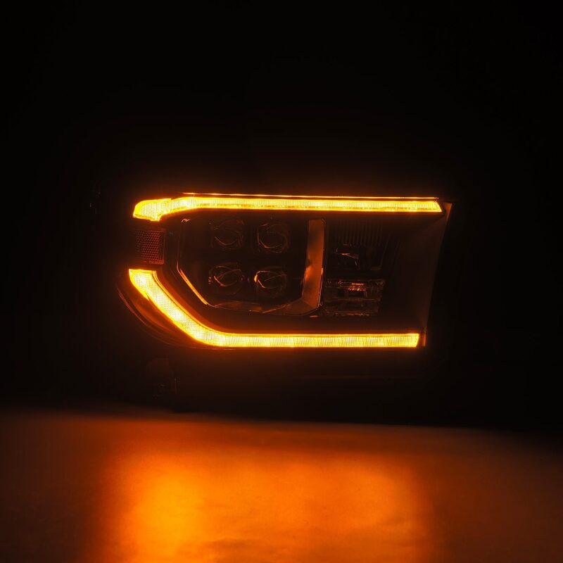 AlphaRex 07-13 Toyota Tundra / 08-17 Sequoia NOVA LED Proj HL Chrome w/Actv Light Seq. Sig + DRL 880819