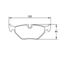 Pagid U-1285 Yellow Racing Pad - RS29 Compound
