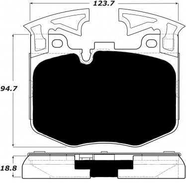 Porterfield Brake Pads for 2020 BMW M340i w/Blue Calipers (BASE)