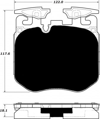 Porterfield Brake Pads for 2017 BMW 750i