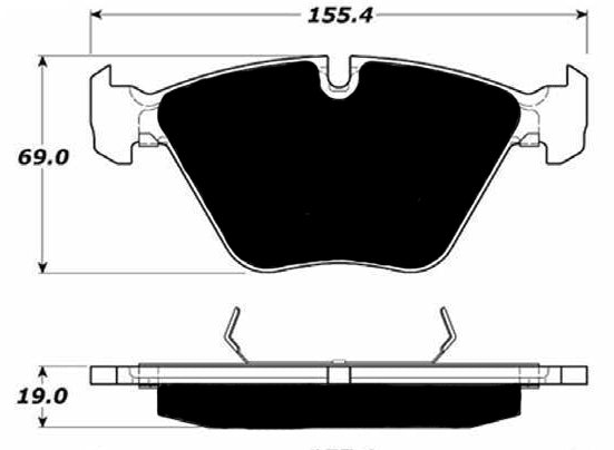 Porterfield Brake Pads for 2013 BMW X1 xDrive35i