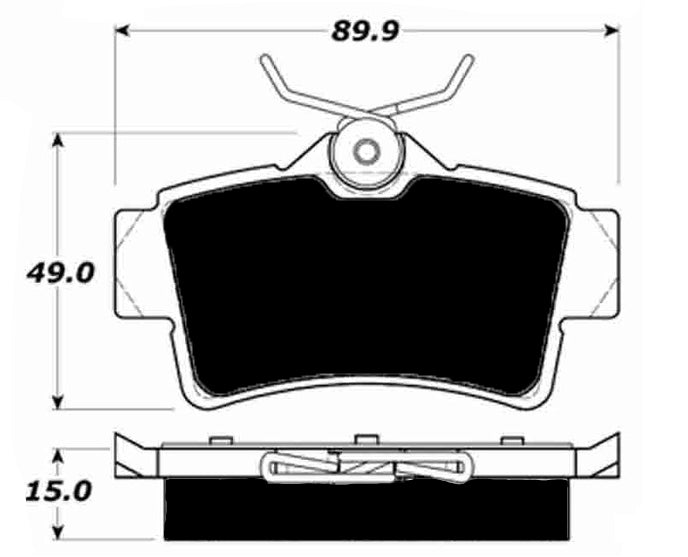Porterfield Brake Pads for 2004 FORD MUSTANG Cobra