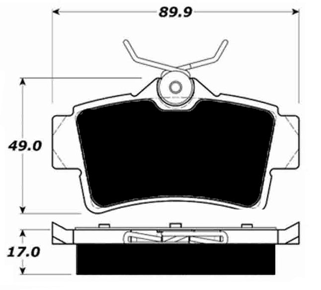 Porterfield Brake Pads for 1998 FORD MUSTANG