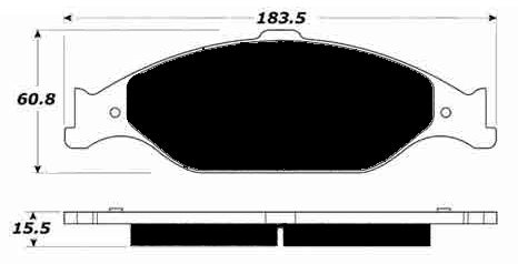 Porterfield Brake Pads for 2004 FORD MUSTANG