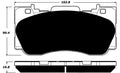Porterfield Brake Pads for 2015 FORD Mustang EcoBoost Perf. Pkg