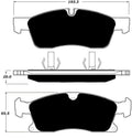 Porterfield Brake Pads for 2016 MERCEDES-BENZ GLE400