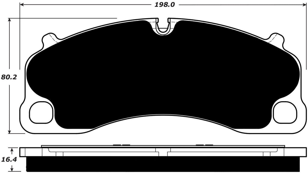 Porterfield Brake Pads for 2017 PORSCHE 911 Carrera S w/Iron Disc