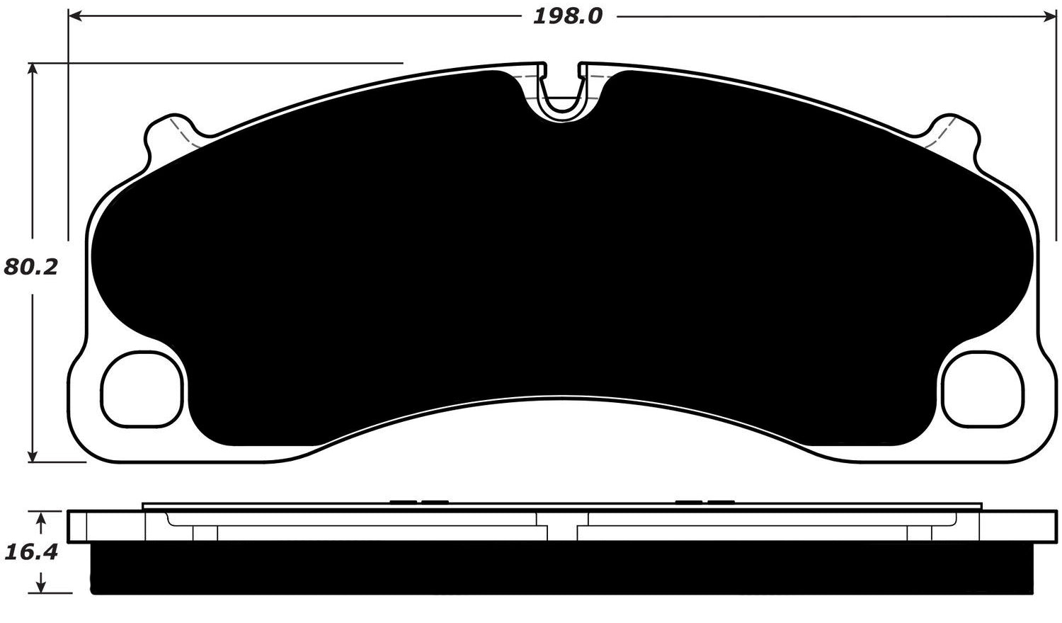 Porterfield Brake Pads for 2017 PORSCHE 911 Carrera S w/Iron Disc