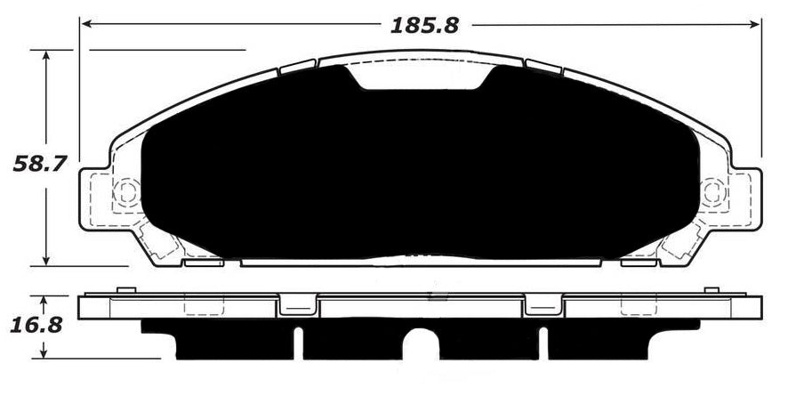 Porterfield Brake Pads for 2017 FORD Mustang 6 Cyl EcoBoost