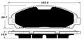 Porterfield Brake Pads for 2017 FORD Mustang 6 Cyl EcoBoost