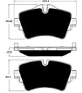 Porterfield Brake Pads for 2015 MINI Cooper S 5 Lug